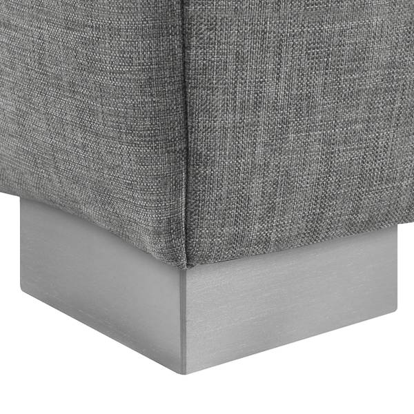 Schlafsofa LATINA Basic Stoff Doran: Grau - Breite: 193 cm
