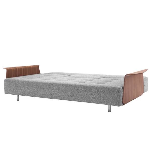 Schlafsofa Long Horn I Webstoff Granit - Stoff Twist: Granite
