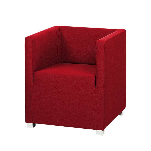 Cocktailsessel Carmen Webstoff Rot - Webstoff Baca: Rot