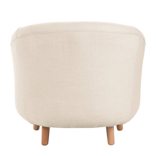 Fauteuil Little Tissu beige - Tissu Tuala: Crème