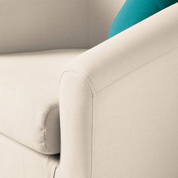Fauteuil Little Tissu beige - Tissu Tuala: Crème
