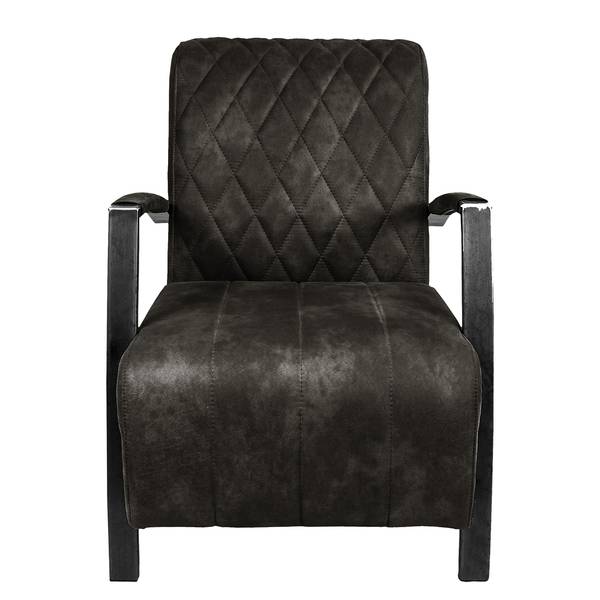 Polstergarnitur Straid (3-2-1) Antiklederlook - Basalt