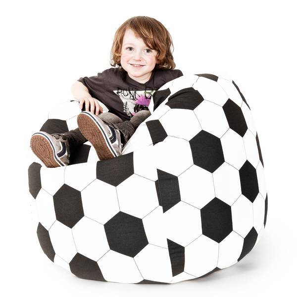 Sitzsack Bean Bag Fussball Baumwollstoff - Höhe: 90 cm