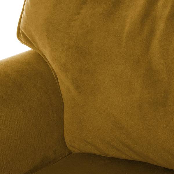 Sofa Dijon (3-Sitzer) Samt Senfgelb