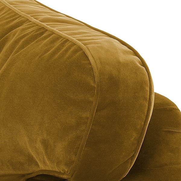 Sofa Dijon (3-Sitzer) Samt Senfgelb