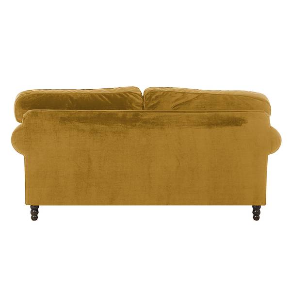 Sofa Dijon (3-Sitzer) Samt Senfgelb