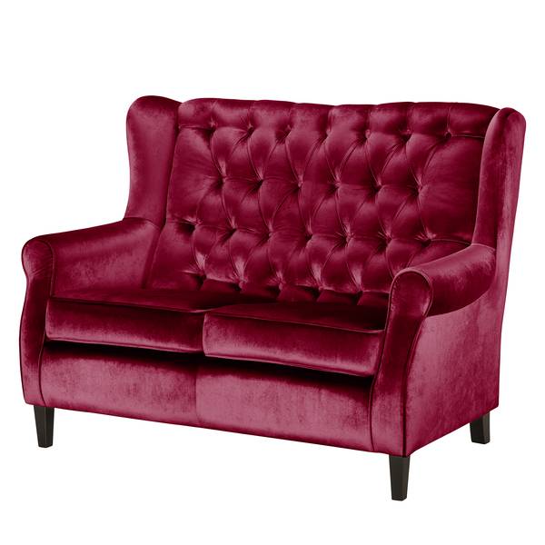 2-Sitzer Sofa Luro Samt Gala: Magenta