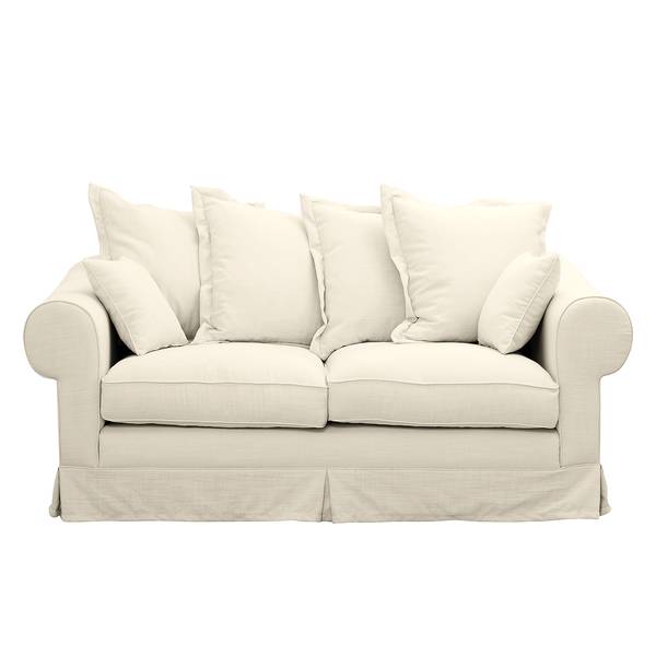 Canapé Saltum (2,5 places) Tissu - Blanc crème