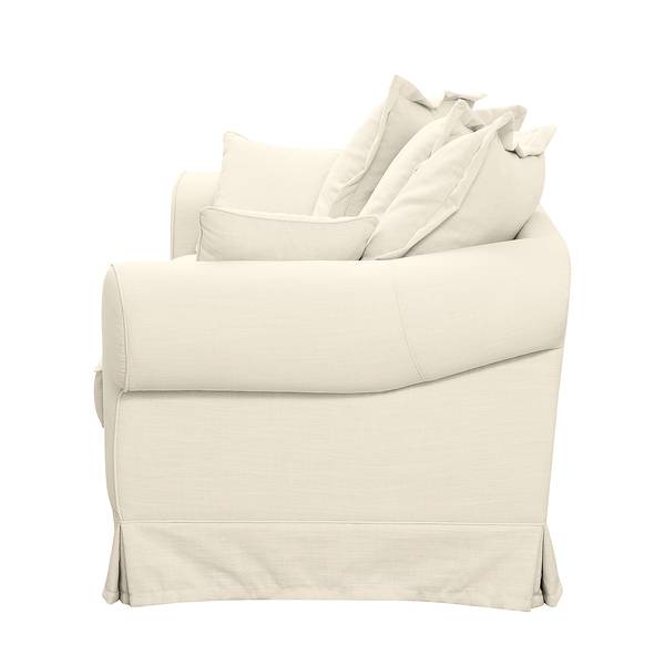 Canapé Saltum (2,5 places) Tissu - Blanc crème