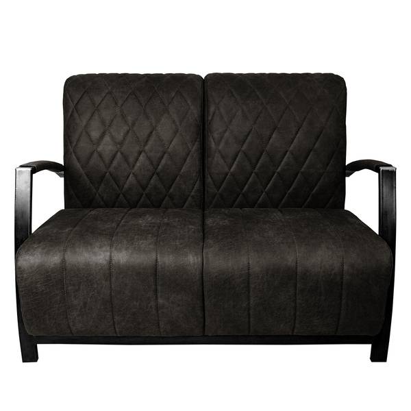 Polstergarnitur Straid (3-2-1) Antiklederlook - Basalt