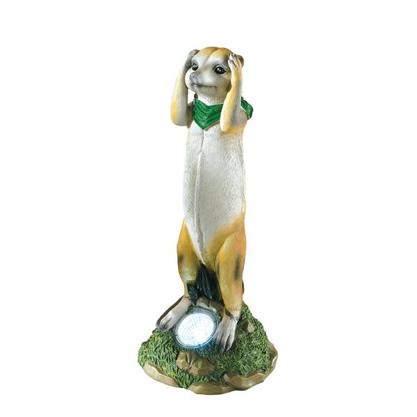 Solarleuchte Erdmann Polyresin - Braun