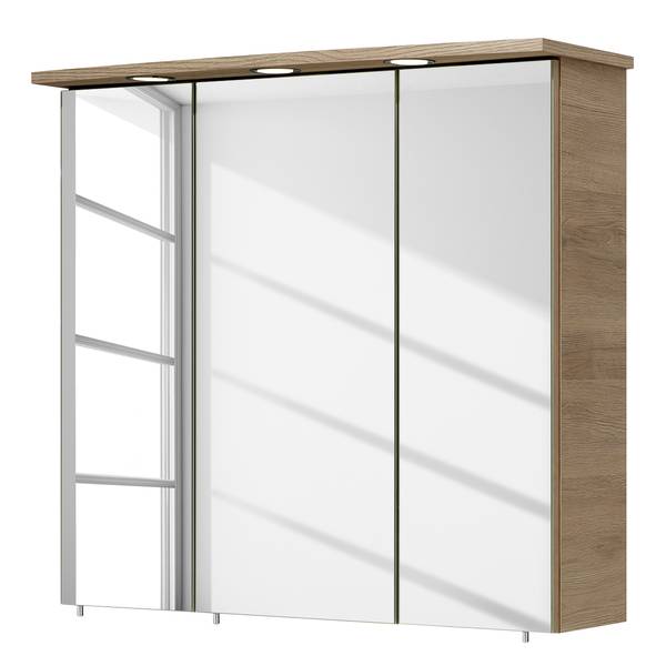 Spiegelschrank Quickset 313 II inkl. Beleuchtung - Eiche Sanremo Dekor