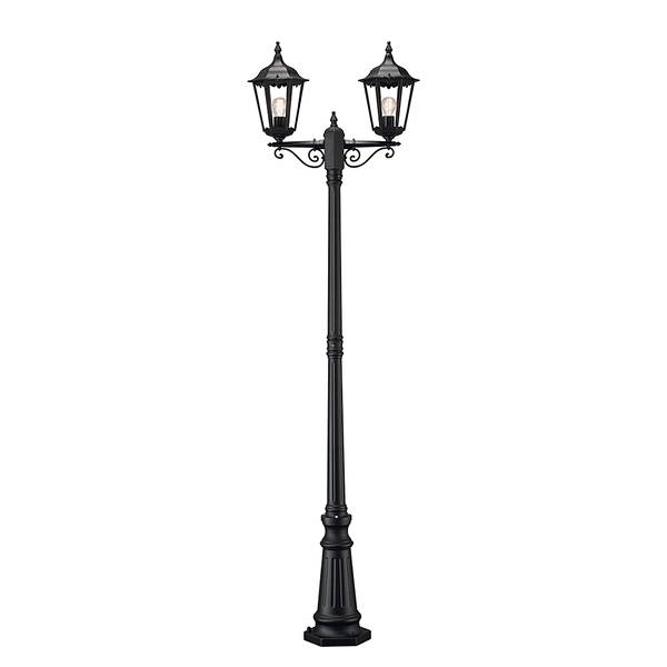 Standleuchte Firenze Aluminium/Glas - 2-flammig