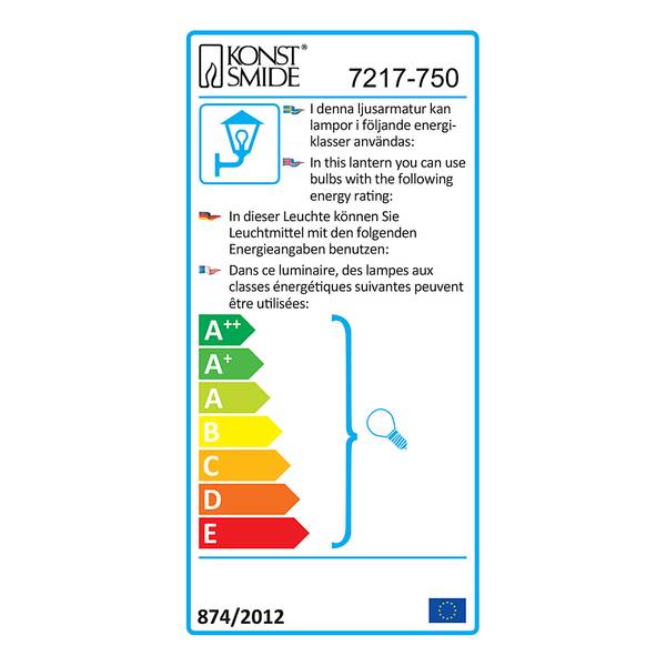 Standleuchte Firenze Aluminium/Glas - 3-flammig