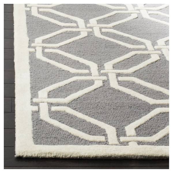 Tappeto Mollie Grigio - 90 x 150 cm