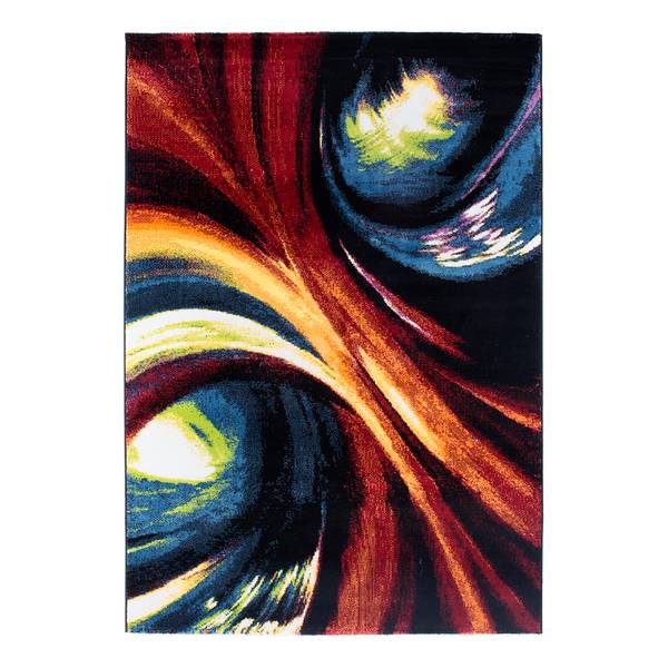 Teppich Ranchi Schwarz - 67 x 140 cm