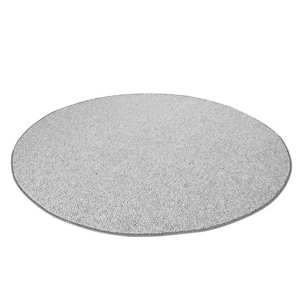 Kurzflorteppich Wolly II Kunstfaser - Granit - Ø 200 cm