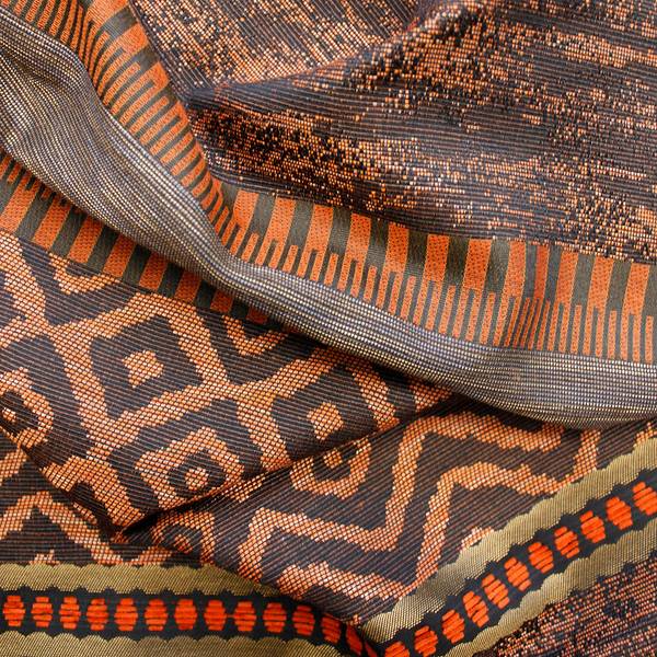 Runner Kitami Arancione Arancione - Tessuto - 45 x 140 cm