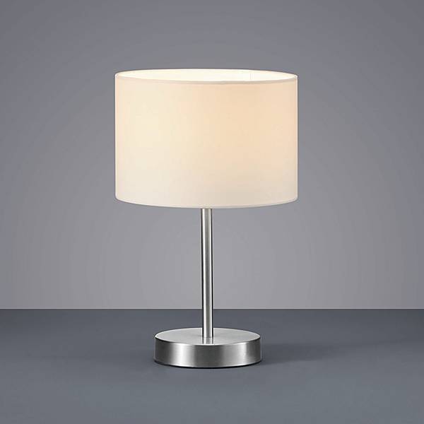 Lampe de table Moxie Nickel 1 ampoule Blanc