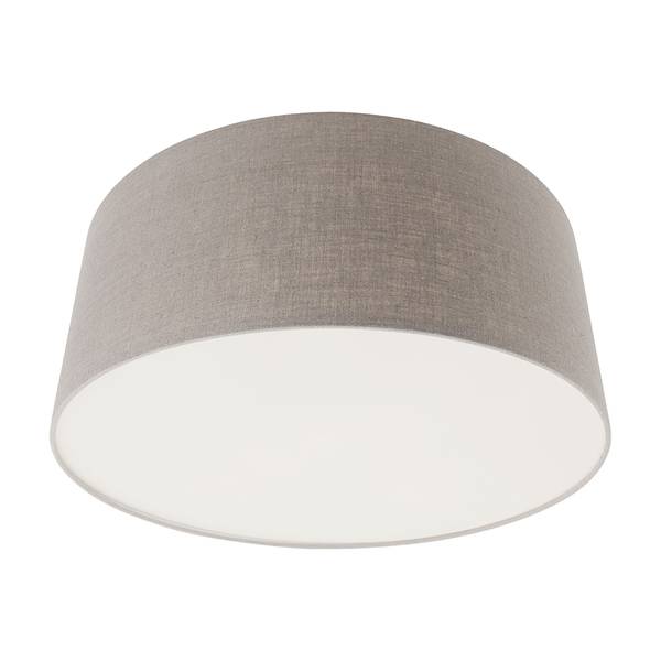 Schirm 50 cm rund-Stoff-Schlamm Schwarz - Braun - Grau - Textil - 50 x 20 x 20 cm