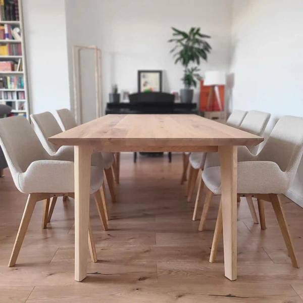 Eichenholztisch aus Massivholz TOSCANIA 160 x 90 cm