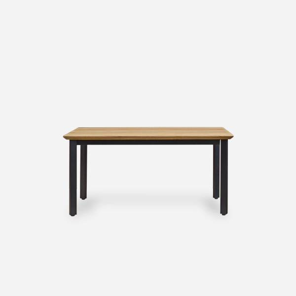 Ausziehbarer mit Eichenholzplatte ATTON Breite: 160 cm