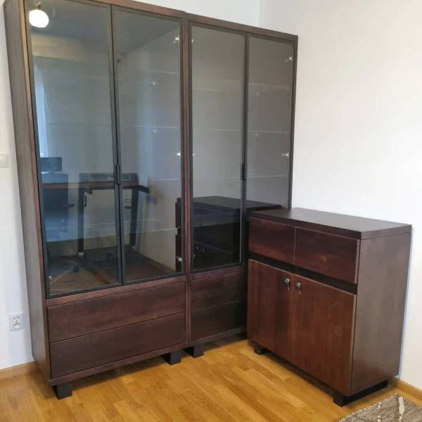 Eichenkommode Rustikal DELIO I Braun - Eiche - Wildeiche - 100 x 100 x 45 cm