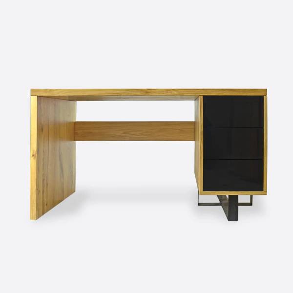 Moderner Eichen-Schreibtisch MOCCA Braun - Eiche - 150 x 75 x 80 cm