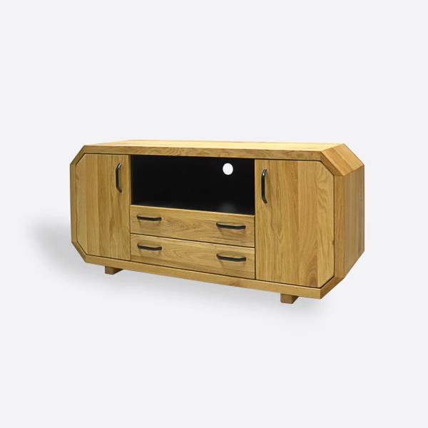 TV-Schrank mit Schubladen OMNIS II Braun - Eiche - 145 x 65 x 40 cm