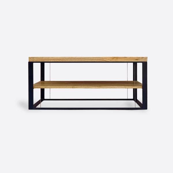 Wohnzimmertisch aus Massivholz IBSEN Braun - Eiche - 100 x 45 x 50 cm