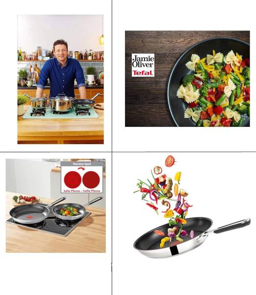 Pfannenset Jamie Oliver 6-tlg Schwarz - Borosilikatglas