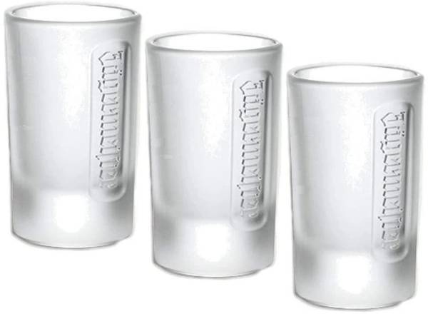 Shotgläser Milchglas Jägermeister 6 tlg Glas - 5 x 7 x 5 cm