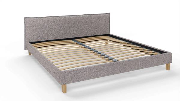 Polsterbett Baltic Grau - Liegefläche Breite: 200 cm