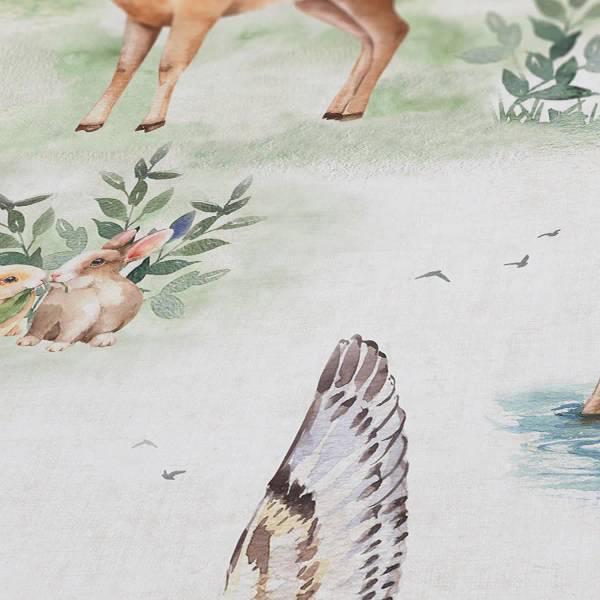 Vliestapete 4672 Waldtiere Bäume Design Fleece - 53 x 1005 x 1 cm