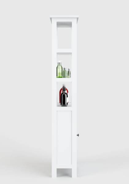 Badregal, Hochregal COUNTRY Weiß - Holzwerkstoff - 40 x 169 x 30 cm
