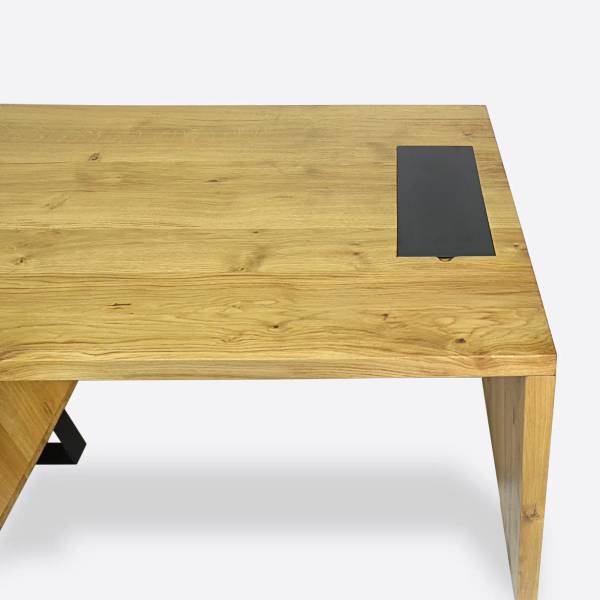 Moderner Eichen-Schreibtisch MOCCA Braun - Eiche - 150 x 75 x 80 cm