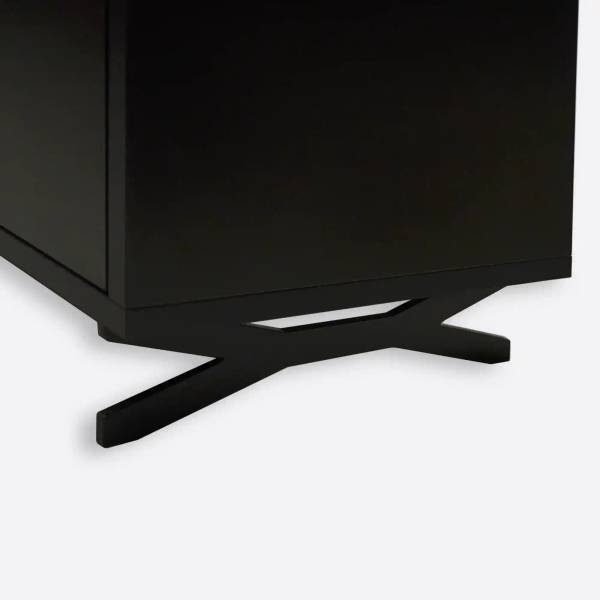Gendgefertigter Fernsehschrank CASTEL Braun - Eiche - 150 x 60 x 45 cm