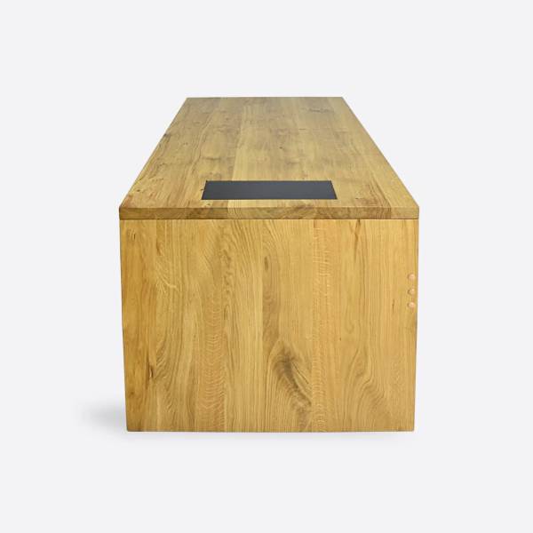 Moderner Eichen-Schreibtisch MOCCA Braun - Eiche - 150 x 75 x 80 cm