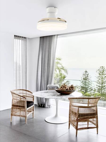 Deckenventilator Orbit Cremeweiß - Weiß