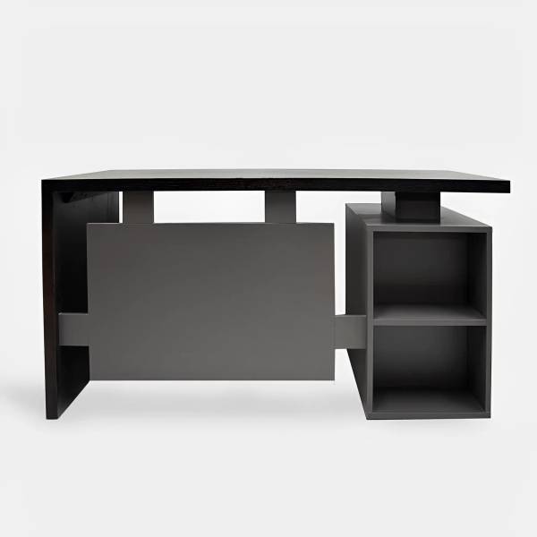 Schreibtisch mit Schubladen BOSS Braun - Eiche - 140 x 75 x 70 cm