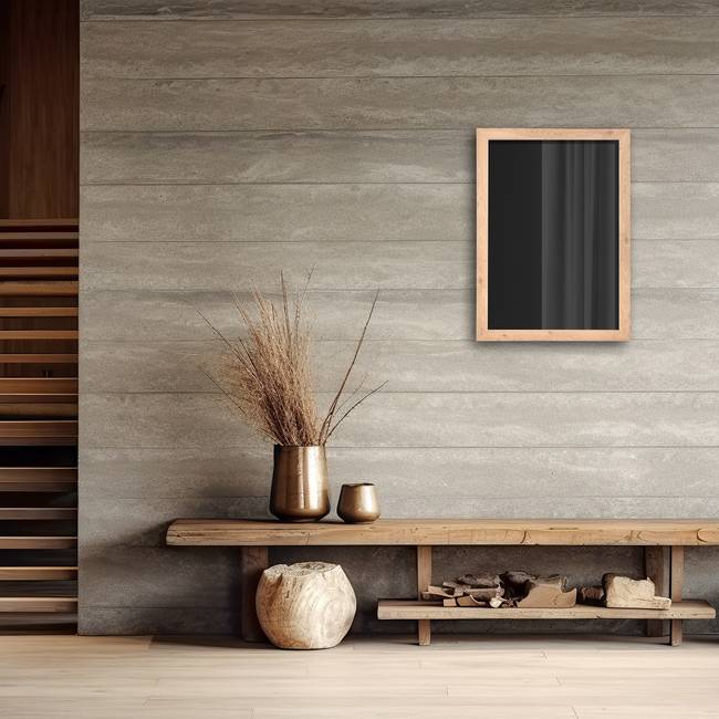 Spiegel Viwawa 68 x 48 x 1cm Braun Rahmen: HDF Hochdichte Holzfaserplatte , lackiert 68 x 48 x 1cm