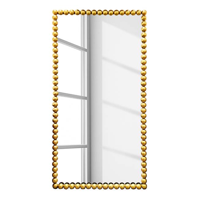 Spiegel Centanni - rechteckig 95 x 185 x 5cm Gold Eisen, pulverbeschichtet 95 x 185 x 5cm