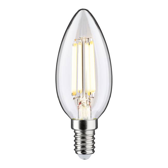 LED-Leuchtmittel Eco-Line Kerze Ø 3cm Durchsichtig