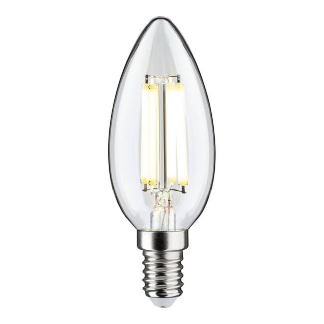 LED-Leuchtmittel Eco-Line Kerze Ø 3cm Durchsichtig