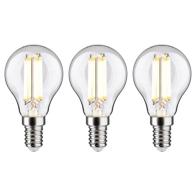 LED-Leuchtmittel Eco-Line Tropfen Ø 4cm Durchsichtig