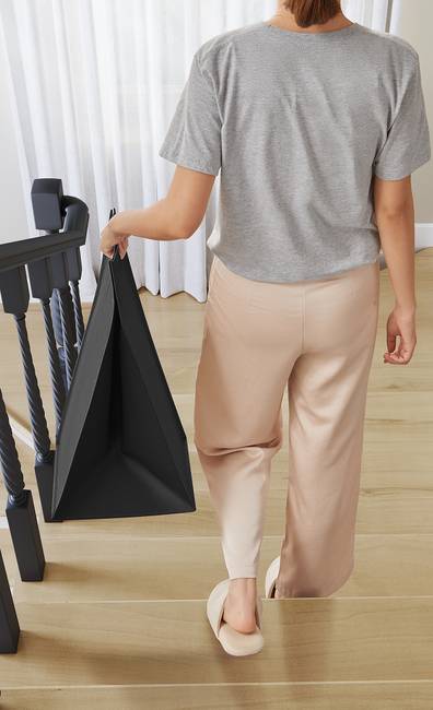 Wäschekorb Aragua Typ A 73 x 72 x 33cm Schwarz