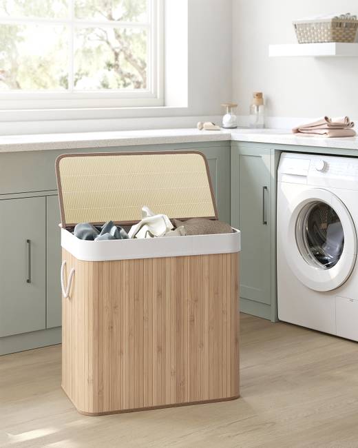 Wäschekorb Abeurador Typ B 60 x 62 x 40cm Beige