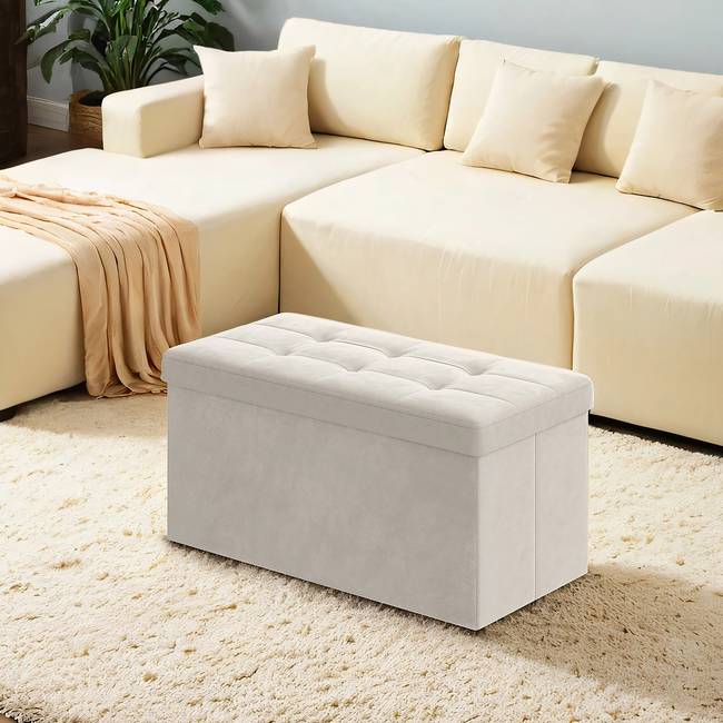 Bettbank Pedami 76 x 38 x 38cm Weiß