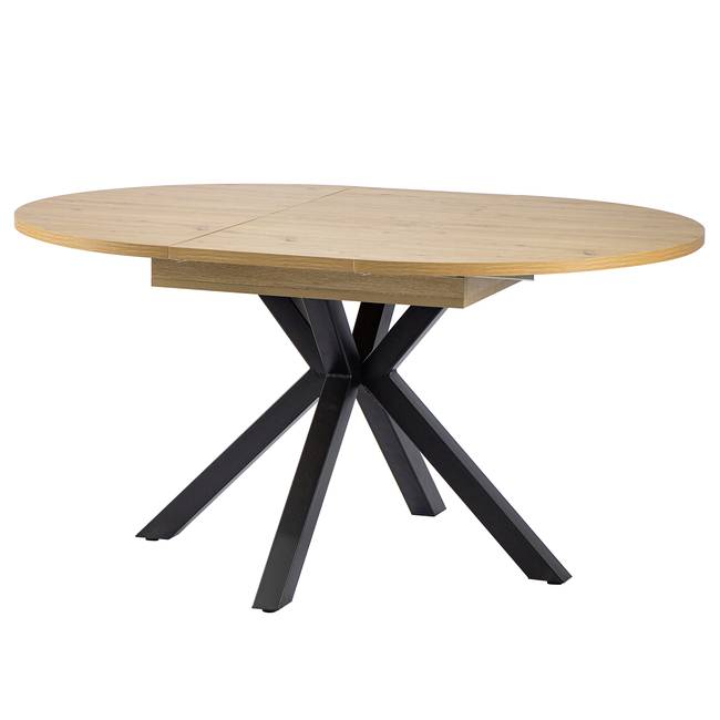 Ausziebarer Esstisch Boloso 110 x 76 x 110cm Braun
