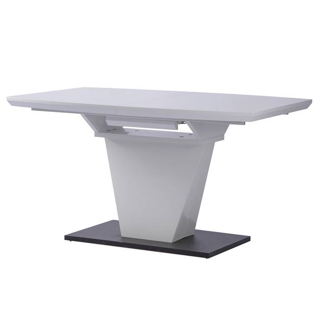 Ausziebarer Esstisch Tovale 140 x 76 x 90cm Weiß